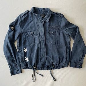 Rails Military Themed Blouse